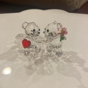 Swarovski kris bears happy together